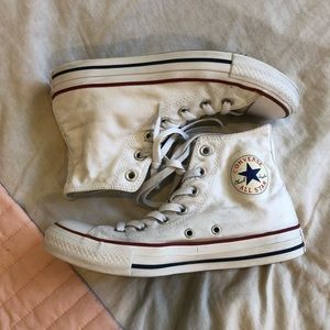 EUC high top converse! Barely worn, great shape!
